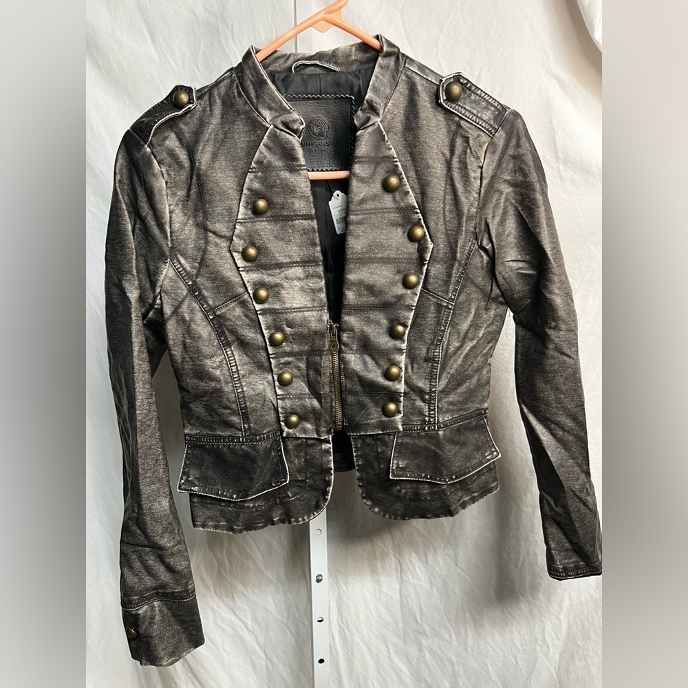 Uniquism‎ faux leather jacket